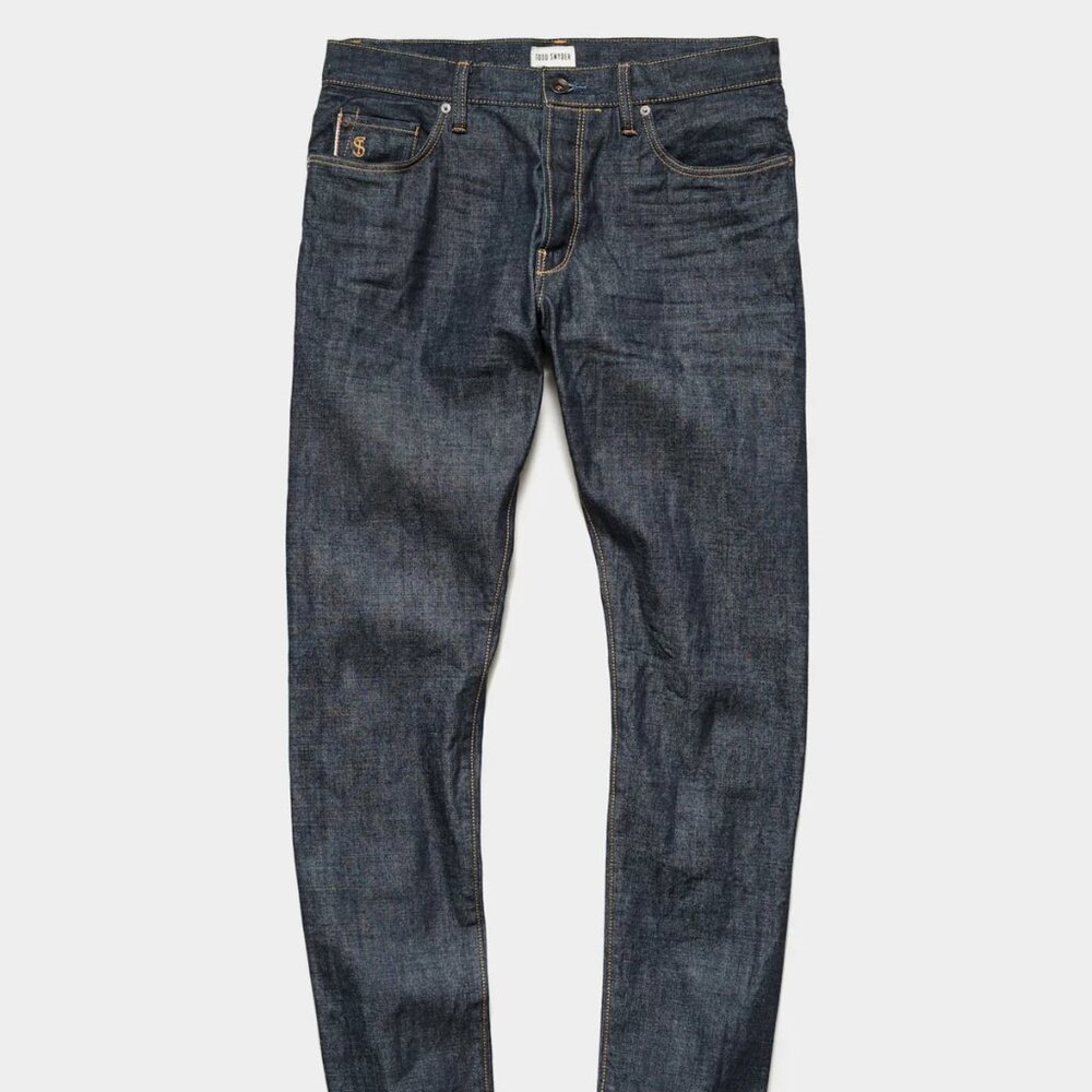 Todd Snyder Slim Lightweight Japanese Selvedge Jean in Indigo, 30x30